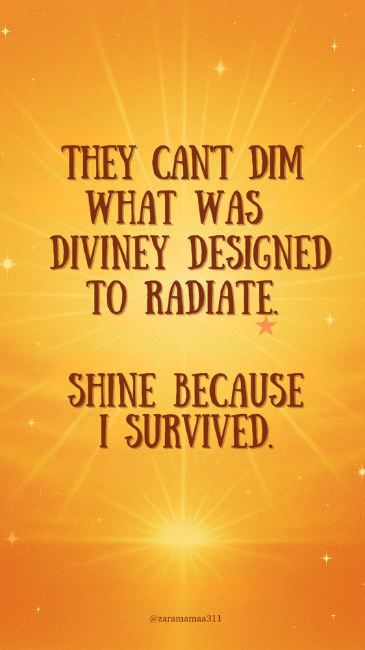 They Can’t Dim It – Digital Phone Wallpaper Set (2 Empowering Designs)