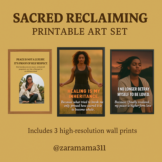 Sacred Reclaiming – Printable Wall Art Set (3 Pieces)